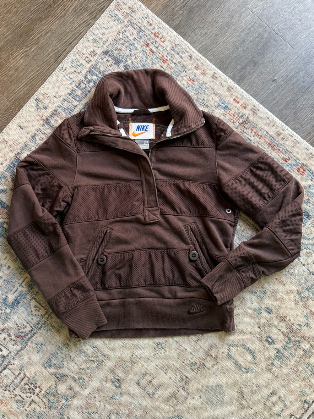 Unique Nike Quarter-Zip Pullover Sweatshirt